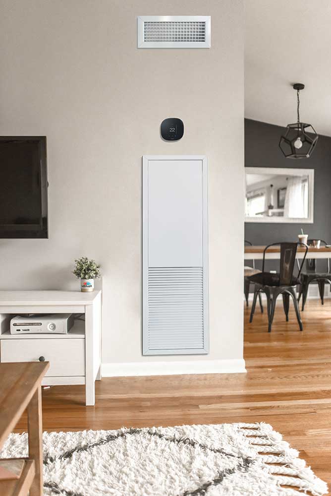 New fan coil noise reduction